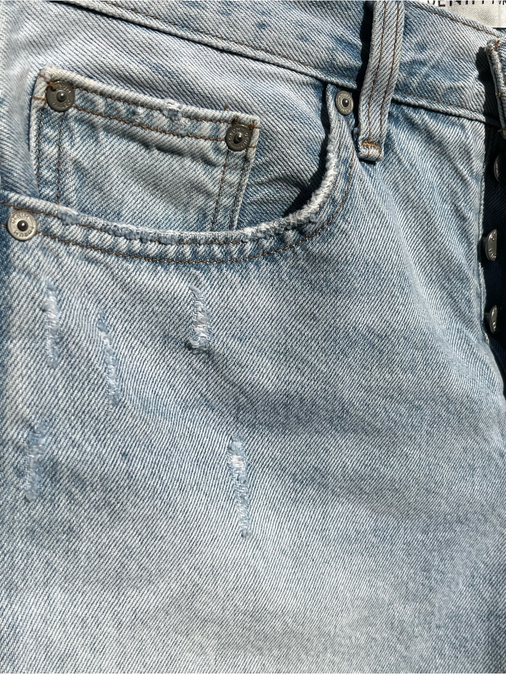 NWOT Denim Forum Aritzia Yoko shorts - Picture 4 of 9
